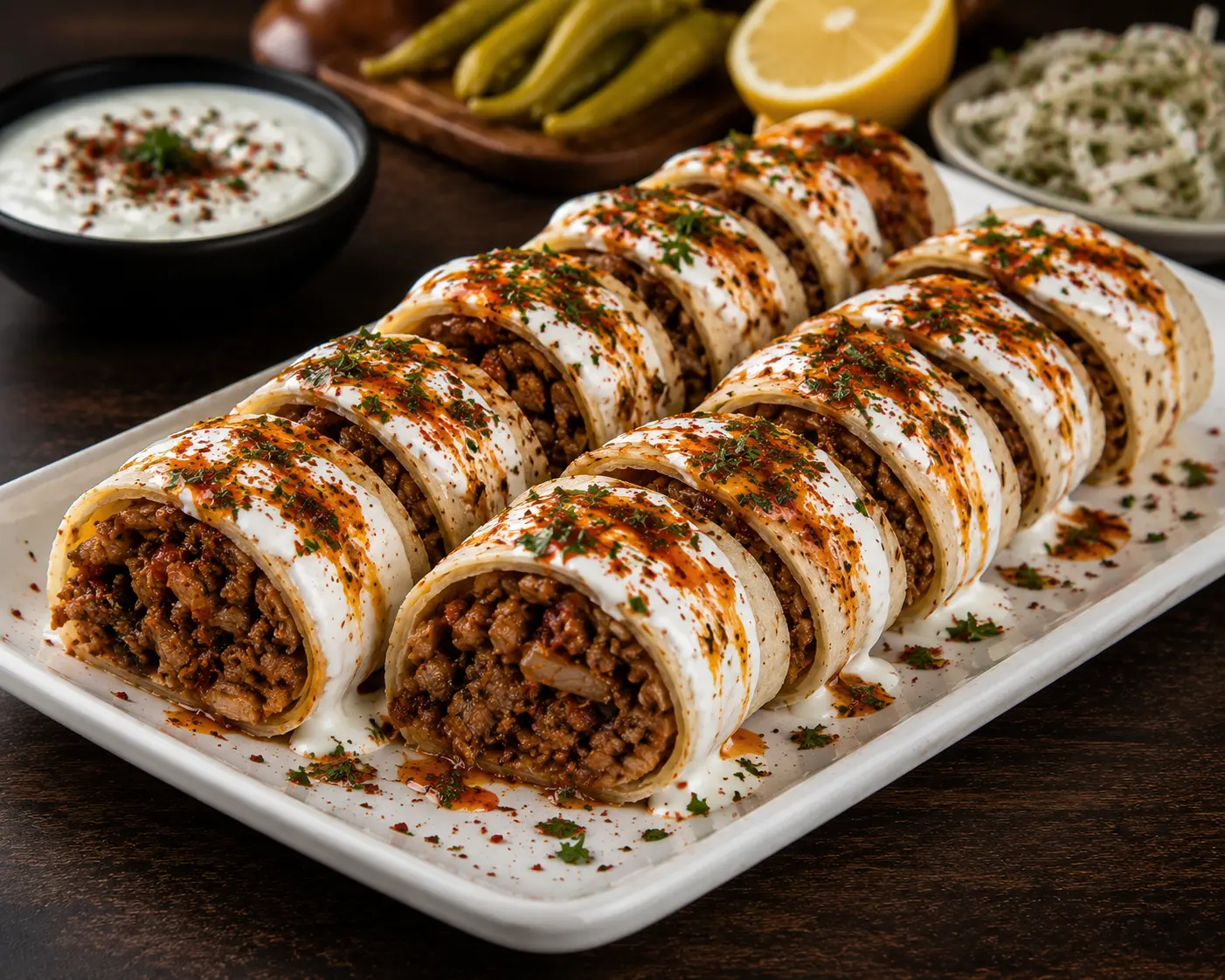 Yoğurtlu Et Sushi
